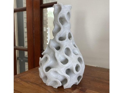 gyroid vase base badmilk minimal surface 3d print model - Mito3D