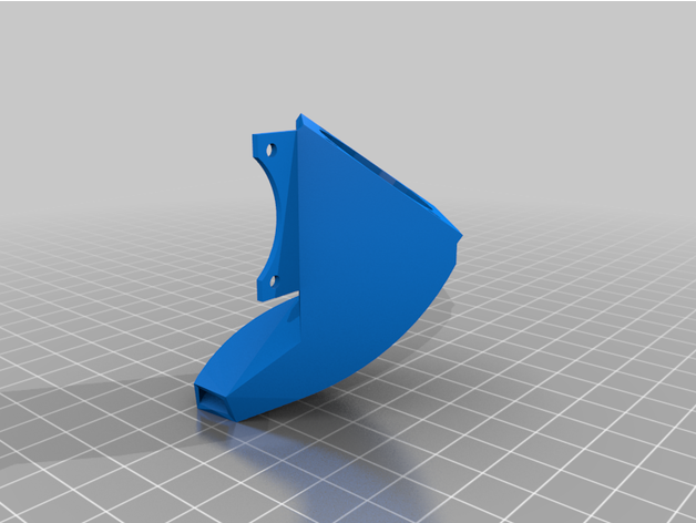 e3d v6 30mm heatsink fan volcano ducts zerosl duct 3D print model - Mito3D
