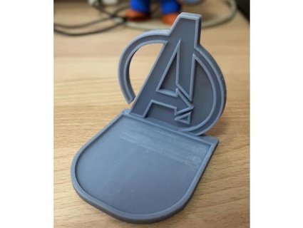 avengers funko action figure stand flange57 art display pop marvel wall mount 3d print model - Mito3D