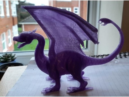 dragon petbob Wyvern 3d print model - Mito3D