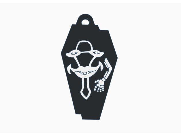 laughing coffin keychain sao aj gordillo sword art online 3D print model - Mito3D