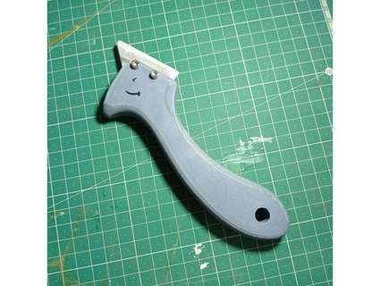 grout scraper handle lalinowl remover tool 3d print model - Mito3D