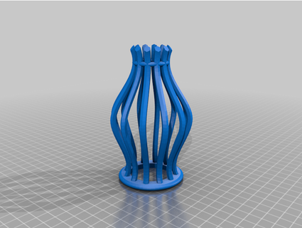 vase bottomless cage tankyturk 3d print model - Mito3D