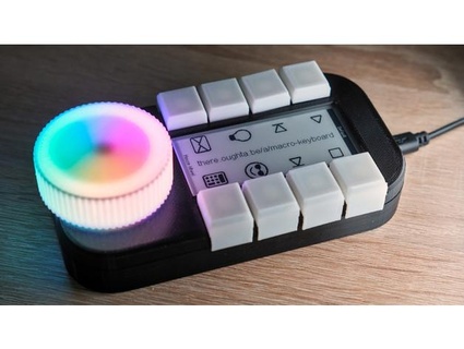 dynamically assignable macro keyboard e-ink display dicon arduino cherry mx eink elgato streamdeck ink mechanical promicro 3d print model - Mito3D