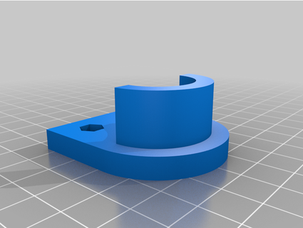 pvc pipe mount frostedflakes42 3d print model - Mito3D