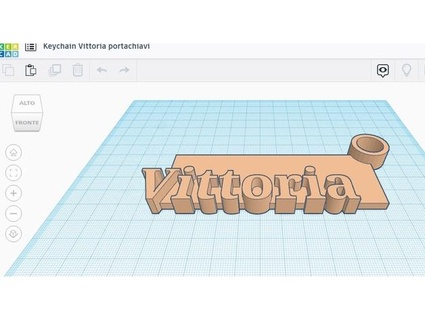chaveiro Vittoria Portachiavi vejo 3d print model - Mito3D