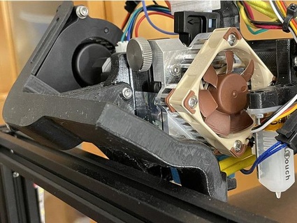 Realität Titan Aero montieren Ender 5 Leitung Remix dimock ender5 3d print model - Mito3D