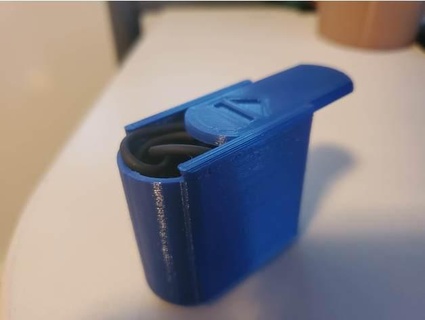 earbud case mack21 earbuds sliding lid box 3d print model - Mito3D