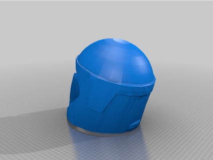 bo Katan capacete fatiado canhões 3d print model - Mito3D