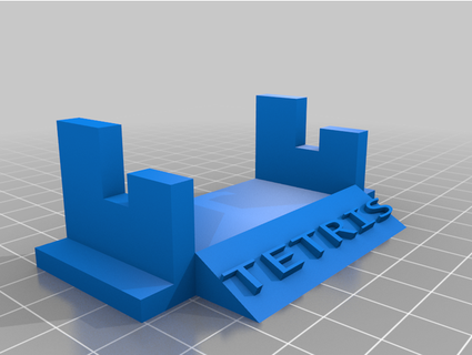 tetris micro arcade In piedi dtatemi 3d print model - Mito3D