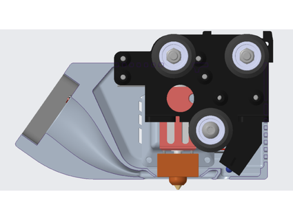 cr6 se verbessert Original Fall Mantel 40mm Ventilator Leitung Remix michaelbourque Realität 3d print model - Mito3D
