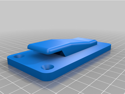 parete montare squalo apice razzo bastone vuoto fuorigiri staffa parti adattatore appendiabiti 3d print model - Mito3D