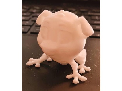 frog dog kendoodle 3d print model - Mito3D