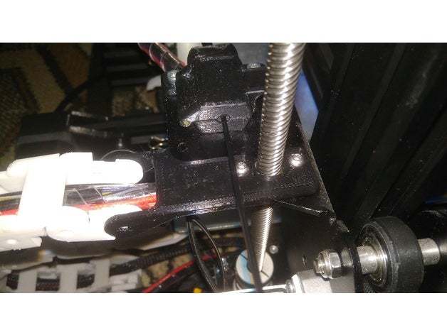 ender 3 cable chain bracket mount igorgratch management creality ender3 pro 3D print model - Mito3D