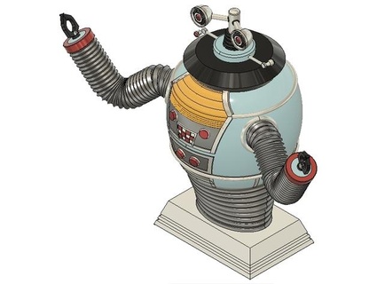 postacı pat b9 kayıp Uzay robot shionezumi 3d print model - Mito3D