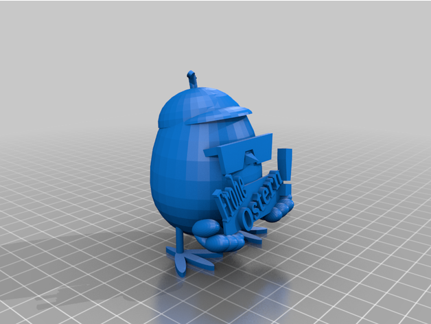 frohe ostern Ken apucaruzo 3D print model - Mito3D