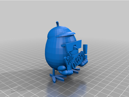 mutlu Ostern Ken apucaruzo 3d print model - Mito3D