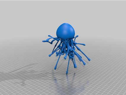 medusa - qualle syzguru11 aquarium sea underwater water 3d print model - Mito3D