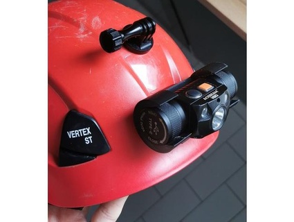acebeam h30 casco montare freeexplore lampada frontale faro petzl vertice 3d print model - Mito3D