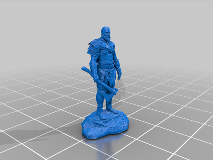 gerçekçi Kratos rarinscorioin48 3d print model - Mito3D