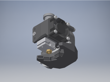 links Ventilator Remix e3d v6 cfd optimiert einstellbar Kühlung Leitung McCaff 30mm 5015 Drachen e3dv6 hotend Leichentuch 3d print model - Mito3D
