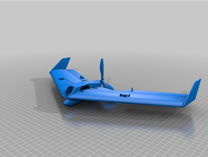 rc fpv kanat 420mm yeniden düzenleme orijinal 300mm zhaundk 3d print model - Mito3D