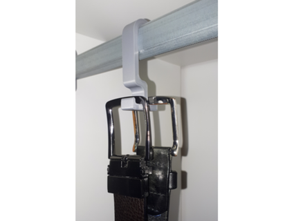 belt holder -dressing room - hook captainono dressing universal 3d print model - Mito3D