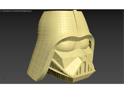 vader pencil cup high poly wagnergabesz 3d print model - Mito3D