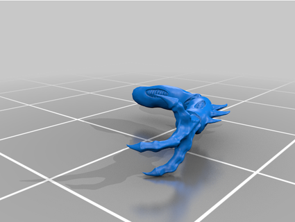 spacebug braccio chimica miniatura scolpire gioco guerra wargaming 3d print model - Mito3D
