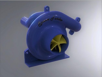 turbo nasboarder blower compressor cooling impeller fan pump solidworks work progress 3d print model - Mito3D