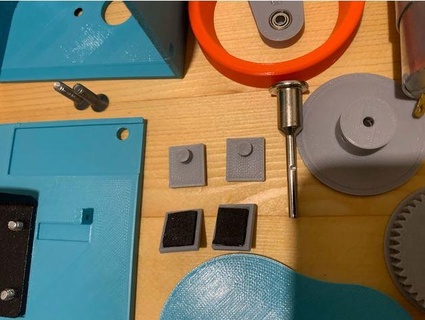 pièces mini disque ponceuse surki outils 3d print model - Mito3D