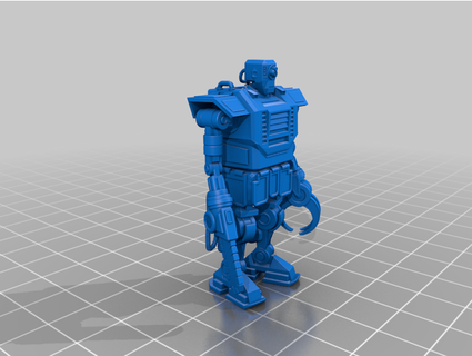 industriell mech Roboter Holz Jack Modell clanmcfadden scifi 3d print model - Mito3D