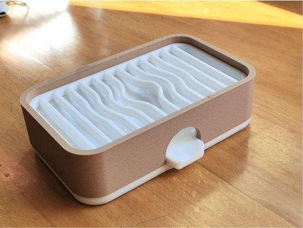 soap holder drainer guntr bathroom soap soap dish soap dish holder soap holder soap tray  3d print model - Mito3D