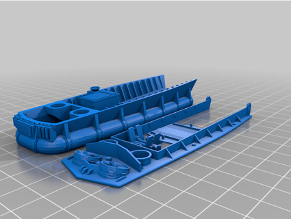 lcvp higgens air cushion hovercraft easy print windhamgraves 3d print model - Mito3D