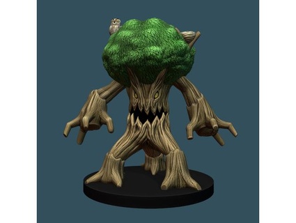 entling clayrade 28mm arboreal bark bite creature dd dnd mini miniature dungeons dragons ent evil tree pathfinder plant treant beast monster 3d print model - Mito3D