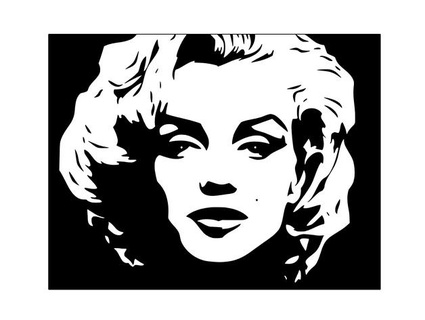 Marilyn 3 étrange manson pop art 3d print model - Mito3D