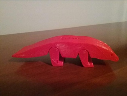 Komodo ejderhaları Ejderha Yazdır yer içi boş sürüngen 3d print model - Mito3D