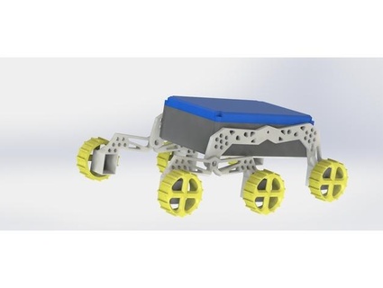 feo Luna vagabundo imakerrobots arduino rc coche vehiculo robot 3d print model - Mito3D