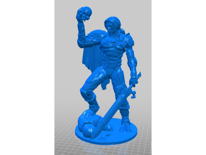 vampire raziel statue legacy kain soul reaver model extracted nosgoth rdlady video game 3d print model - Mito3D