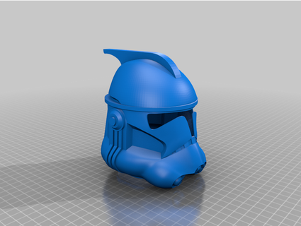 clone arc trooper helmet 3dndoctor wars echo fives star 3d print model - Mito3D