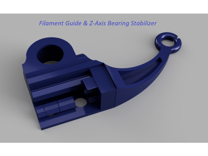 ender 3 filament guide z-axis bearing stabilizer creepymemes creality cr-10 ender3 3d print model - Mito3D