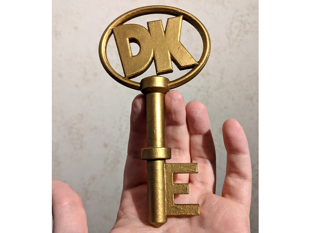 dk64 jefe llave duque Donkey Kong Burro 64 apuntalar vídeo juego 3D print model - Mito3D