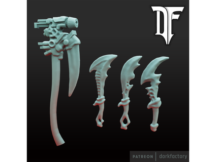 faszinierend Außerirdischer Waffen dorkfactory 40kbits Axt Bits Klinge Umwandlung dnd dnd5e Drukhari Messer Slaanesh Schwert 3d print model - Mito3D