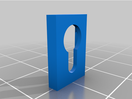 small plaque sign glue hanger jimsheldon 3d print model - Mito3D