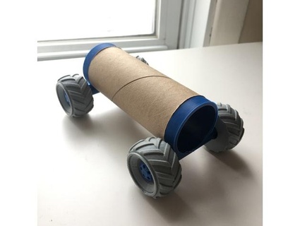 tp car imp nation covid-19 kids playmobil toilet paper roll toy 3d print model - Mito3D