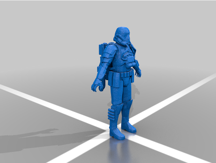 evo trooper johnwill starwars costume 3d print model - Mito3D