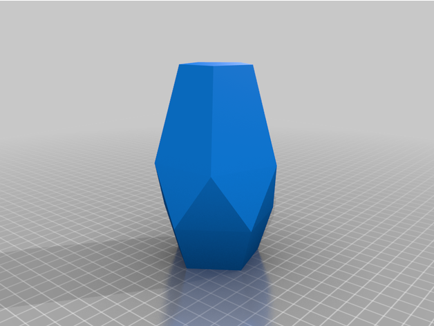 pentagonal vase andrule95 Math Art poly pentagon planter poligonal 3D print model - Mito3D