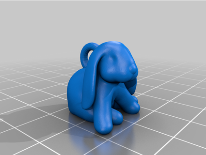 ducky Hase Ring dezign81 Tiere Tier Halskette Anhänger 3d print model - Mito3D
