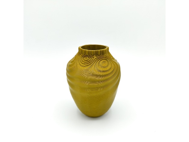 minora - art nouveau inspired flowerpot antistatic belgium Art bohemian cool flower vase procedural small 3D print model - Mito3D
