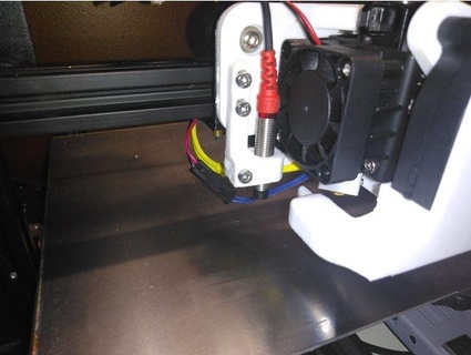 e3d hemera pinda probe mount yolego20 3D Printer Parts 3d print model - Mito3D